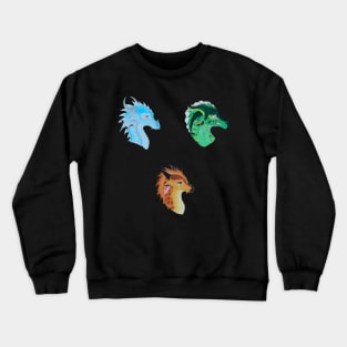 Sad Trio Sticker Pack Crewneck Sweatshirt